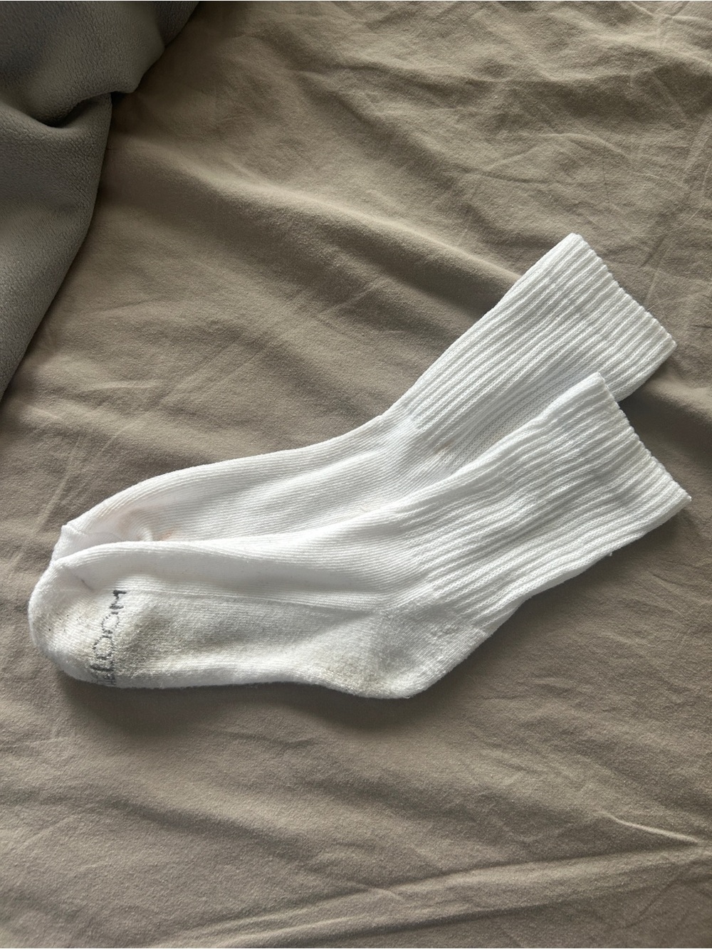 White Crew Socks